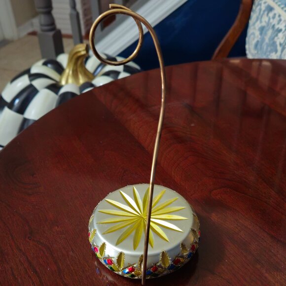 WATERFORD HOLIDAY HEIRLOOMS GLENMEADE ORNAMENT HOLDER STAND STAND HANGER DISPLAY - Picture 4 of 8